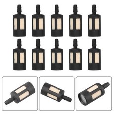 호환 10pcs 연료 필터 세트 톱 트리머 브러시 커터 전기 톱 교체 플라스틱 정원 전원 장비 도구, 01 Ship Within 24 Hours, 01 China Mainland