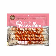 [프리시즌]딩고껌 연어스틱(5P/10.5인치), 1개, 0mg, 기타