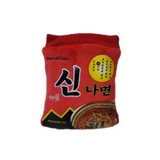 디그니티독 반려동물 노즈워크 훈련 간식토이 바스락 라면 장난감, 신나면, 1개