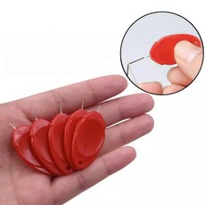 바늘 구멍 실꿰기 바늘귀 실 끼우개, 실끼우개 (컬러랜덤), 1개