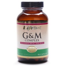 LifeTIME 氨基葡萄糖MSM綜合補充膠囊 500mg, 90顆, 1罐