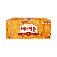 크라운 버터와플 4팩, 540g, 2개