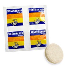 Multivitamin + Mineral 泡騰錠, 2個, 4顆