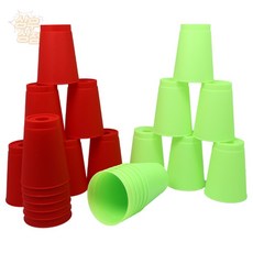 스포츠용 스택킹컵(스피드스택스) 12입 스피드컵, 그린, 12개, 그린