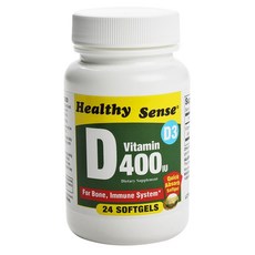 MASON natural 無糖維他命D軟膠囊 400IU, 1組, 24顆