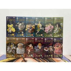 WCF 海賊王 十二生肖 魯夫 馬可 白馬 大媽 桃之助 藤虎 女帝 卡莉法 模型 玩具 公仔, 1個