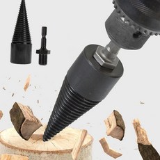장작 드릴 비트 장작쪼개기 장작패기 나무자르는기계, 나무쪼개기32mm