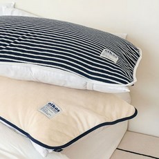오이코스 밴딩 베개커버 50x70 국산 뒷면누빔 간편교체 부드러운촉감 사계절용 가정용 여행용