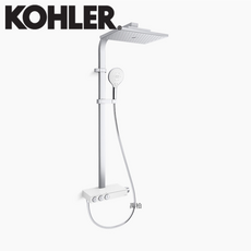 KOHLER 淋浴組, 拋光鍍鉻, 1個