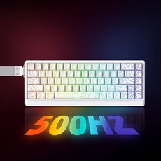 irok ND68/ND63 마그네틱축 게이밍 키보드 ND63 MAX/Ultra/ND68 pro 시리즈모음전, ND63 Ultra화이트(성광자축), ND버전