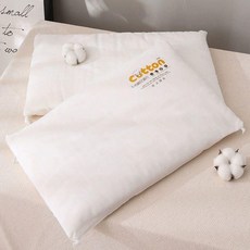 더블베개 30 솜 베개별매 침구 해피니 호텔식 베개커버, 1개, 40x60cm