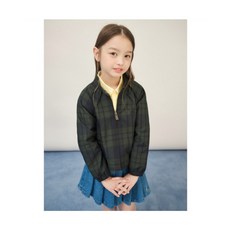 빈폴 키즈 BEANPOLE KIDS Reedition 프리미엄 체크 바람막이 점퍼 그린 BI5839G01M 1024301