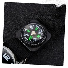 나침반 손목 착용형 방향 지시계 등산 캠핑 야외활동 생존용품 방위각 측정기, 시계줄나침반