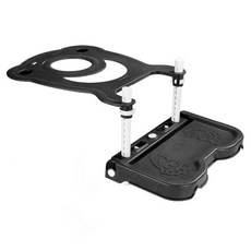 카시트발받침대 자동차 뒷좌석 발 거치대 + 책상 기능 포함, 발 받침대, 블랙, 1개