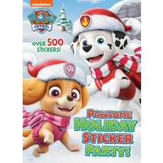 (영문도서) Pawsome Holiday Sticker Party! (Paw Patrol) Paperback, Golden Books, English, 9780593380482