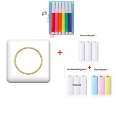 휴대용 소형 프린터 연결 포켓 미니 접착 라벨, 1 set 4