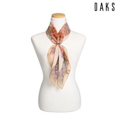 [백화점정품] 26년NEW 닥스 DAKS 실크 스카프 SKU009, 블랙