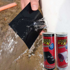 누수 방지 테이프 다용도 실리콘 싱크대 욕실 방수 테이프 옥상 크랙보수 테라스 파이프 보수용 접착식, 투명