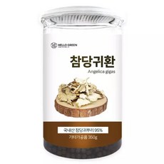 헬로우그린 국산 참당귀환 350g 데커신 당귀뿌리환, 1개