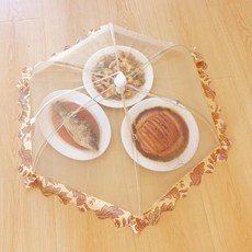 可摺疊大號飯菜罩子飯桌罩防蠅菜罩蓋蓋菜罩餐桌罩食物剩菜防塵罩, 1個