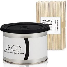 제이앤코 코코넛젤리 크림 소프트왁스 400g+왁싱몬스터 스파츌라 L 100개입, 1개