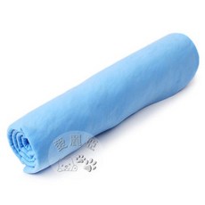 愛麗亞寵物仿鹿皮吸水毛巾｜寵物洗澡、居家清潔、洗車多用途, 1個, 鹿皮巾(藍色)