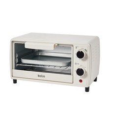 Kolin 10公升雙旋鈕電烤箱 KBO-LN104，定時/調溫雙旋鈕，上下加熱管，具備發酵/解凍功能, KBO-LN104