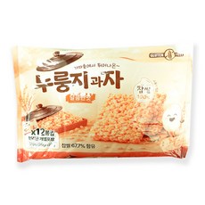 찹쌀 누룽지 과자 대용량 간식용 개별포장 사무실 간식 달콤한맛, 10개, 312g