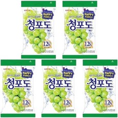 롯데 청포도캔디 153g x 5개