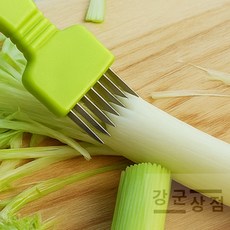 (강군상점) 국산 신 파채칼 파써리 오징어칼집 파절이파채칼 파절기 비엔나쏘세지칼집 파썰기 파써는칼 대파채칼 필러