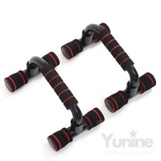 YUNS 분리형 푸쉬업바 (레드 블랙) 푸샵바