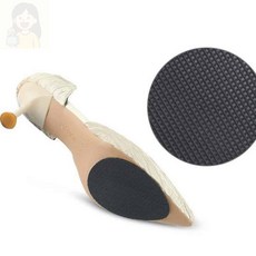 SolSun 신발 미끄럼방지 패드 타원형 구두패드, 미끄럼패드2p-타원형