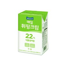 매일유업 휘핑크림22% 1000ml이지업크림/식물성/무배, 2개, 1L