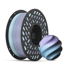 CaiLab 3D 프린터 필라멘트 PLA 무지개 컬러 (레인보우) | 실크 광택 쉬운 인쇄 고품질 1.75mm 일정한 라인 직경 1kg 범용 3D프린팅 재료, 파란색