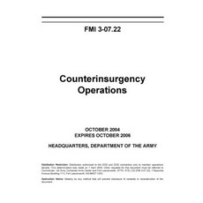 FMI 3-07.22 Counterinsurgency Operations Paperback, Independently Published, English, 9798725115451