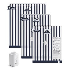 펌프가 포함된 BAGSMART 여행용 진공 밀봉 가방 옷 담요 이불 이불용 점보 보관 공간 절약 계절별 보관용 압축 카키 체커용, 9 Combo Sets, Graphite Ri e