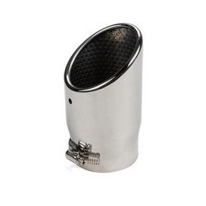 배기팁 25년 JL/JK 모델 호환 머플러 팁 배기구 커버 튜닝 마후라, 17-21 길잡이 실버 하나, 원래 주차 공간 교체