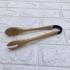 東昇瓷器餐具 竹製兩用服務匙, 1個