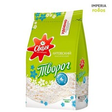스발리아 SVALYA 코티지 치즈 Cottage Cheese 무지방 지방0% 450g, 1개