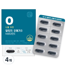한삼인 나를 위한 알티지 오메가3 앤 비타민E, 4개, 43.2g