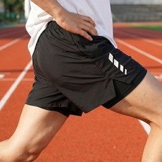디즈마 남성 헬스 반바지 운동복 일체형 마라톤 반바지