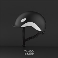 CRNK 크랭크 어린이헬멧 탱고주니어 인라인 킥보드 자전거, 블랙