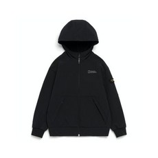 [국내매장판] 내셔널지오그래픽키즈 내셔널지오그래픽 키즈 N214KFT230 우븐 본딩 트레이닝 F-ZIP CARBON BLACK 184830