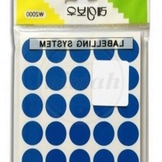 별별 청색 원형 견출지 16mm 13장 동그라미스티커