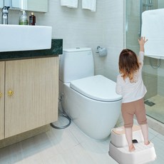 아기 화장실 욕실 세면대 침대 발판 주방 계단, 1개, 퍼플