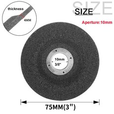 75mm 그라인딩 앵글 그라인더 커팅 디스크 액세서리 금속, 6) 3inche Aperture10mm  10pcs