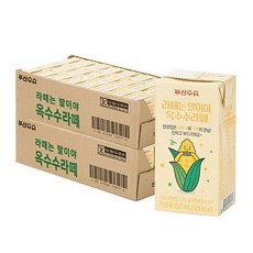 부산우유 옥수수라떼, 48개, 150ml