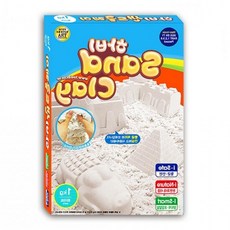 [5959]모래 하비 샌드 단체 준비물 어린이집 1kg 화이트, 1개, 상세페이지 참조