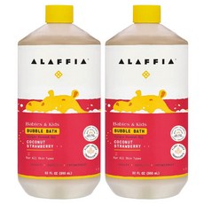 알라피아 버블 배쓰 코코넛 스트로베리, 2개