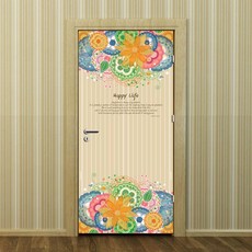 시트지_꽃향기의 리폼 현관문 기억 86305pc 1(EA)